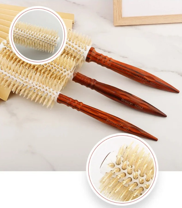 Round Bamboo Hair Brush – Eco-Friendly Styling Tool