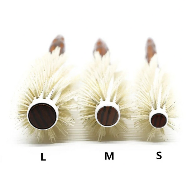Round Bamboo Hair Brush – Eco-Friendly Styling Tool