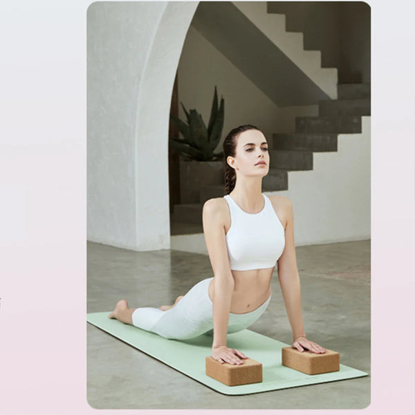 HomeFlow TPE Yoga Mat – Grip & Alignment for Better Posture